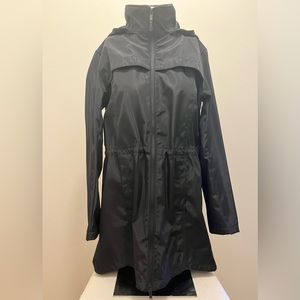 Mondetta Black Woman Rain Jacket Size Small